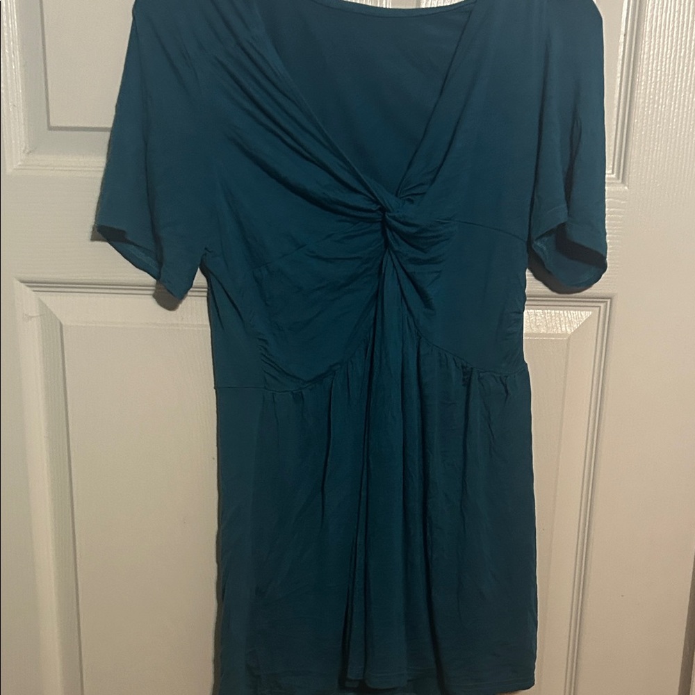Teal Short Sleeve‎ Top